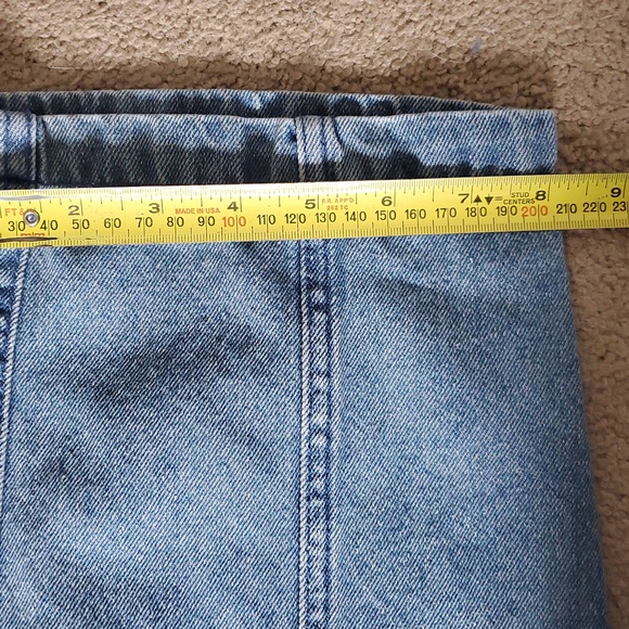 Vans Sidewalk Denim Stone Washed Cargo Pants Jeans Size S - Picture 15 of 15